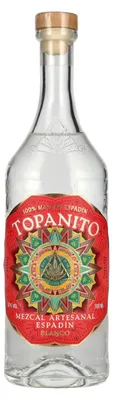 Produktbild von Topanito Mezcal Artesanal Blanco 100% Mague Espadín 52% Vol. 0,7l