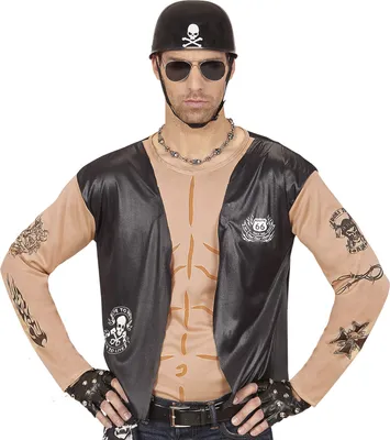 Produktbild von BIKER (T-Shirt mit Weste) XL