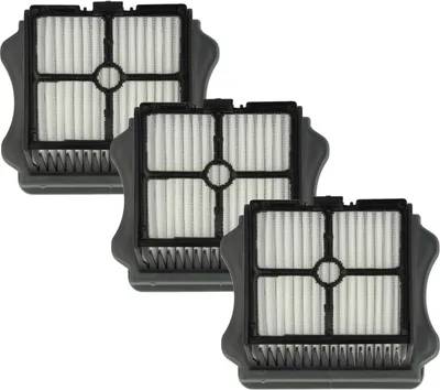 Produktbild von vhbw 3x Flachfaltenfilter kompatibel mit Tineco Floor One S5, Floor One S3, Floor One S5 Pro, Floor One S5 Extreme Nass-/Trockensauger Staubsauger
