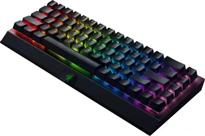 Zdjęcie produktu dla Razer BlackWidow V3 Mini HyperSpeed Keyboard USB + RF Wireless + Bluetooth Black (RZ03-03891400-R3M1)