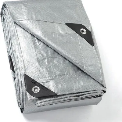 Produktbild von Wasserdichtes 6x10m Silber Polyestervlies, 120g/m², reißfest