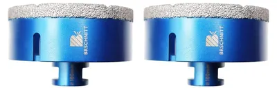 Obrázek produktu pro Diamantové vrtáky na dlaždice, 100 mm, závit M14, pro úhlové brusky, 2 kusy