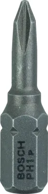 Obrázek produktu pro Bosch 2 607 001 508, 3 kusů, Phillips, PH 1, PH1, 25 mm, 25,4 / 4 mm (1 / 4")