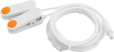 Productafbeelding van Elektrodenkabel met 2,35 mm stekker, 2 oorklemmen, 1,2 meter, voor microstroomstimulatie