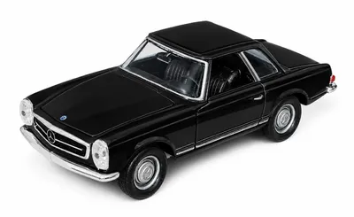 Produktbild von Mercedes-Benz 1963 230SL Metall Modellauto Modell Auto Spielzeugauto Kinder Geschenk 3 (Schwarz)