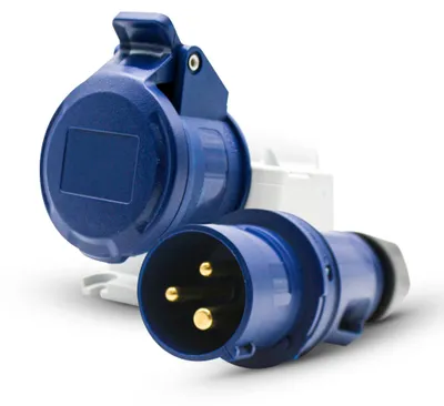 Obrázok produktu pre Základňa pre tyč a zásuvka s napätím 220V | 16A, 2P+T