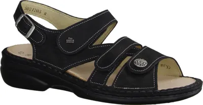 Produktbild von Finn Comfort Gomera, Damenschuhe, bequeme Sandale, Leder, Schwarz - Marken Finn Comfort, Schwarz, leder (astor)