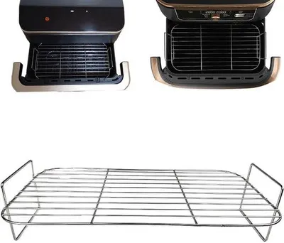 Produktbild von Rost für Airfryer Edelstahl 36x19cm Dualhöhe