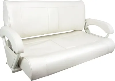 Immagine prodotto di Twin 46 panca di guida "flip-back", bianco Sedile della barca