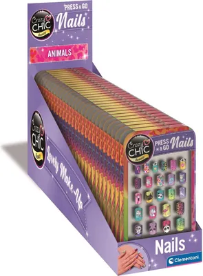 Obrázok produktu pre Clementoni Crazy Chic 18154, Detská súprava nálepiek na nechty, 6 rok / roky, Viacfarebný