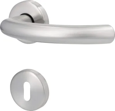 Produktbild von Südmetall Türgriff-Garnitur Rosette Jillian BB Edelstahl satiniert silber Ø 55 mm