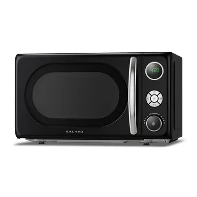 Produktbild von Galanz Mikrowelle 20L 700W Retro 6 Leistungsstufen Auftaufunktion schwarz