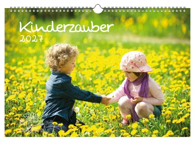 Produktbild von Kinderzauber DIN A3 Kalender für 2027 Kinder - Seelenzauber