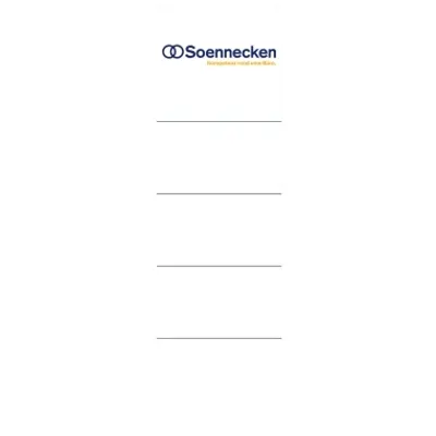 Immagine prodotto di Etichetta Soennecken 3350 larga/corta bianco 10 pz./confezione.