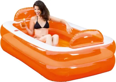 Produktbild von Happy People Pool Relax and Enjoy 195x122x50 cm Orange