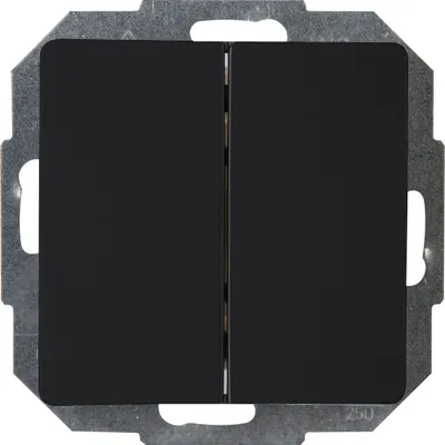 Produktbild von Kopp 650550089 Serienschalter Paris mattschwarz