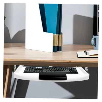 Produktbild von Höhenverstellbare Tastaturablage mit Mausablage für den Schreibtisch
