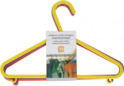 Produktbild von kinderkleiderbügel 30 x 18 cm Polypropylen 6-teilig