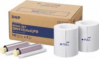 Zdjęcie produktu dla DNP QW 410 Media Kit 10x15 cm PD 2x 150 arkuszy