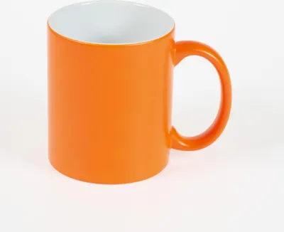 Produktbild von craftcut® Sublimationstasse NEON-ORANGE - 11 oz/330 ml