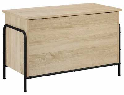 Immagine prodotto di Contenitore portaoggetti in legno effetto Sonoma, dimensioni 80 x 40 x 49,5 cm