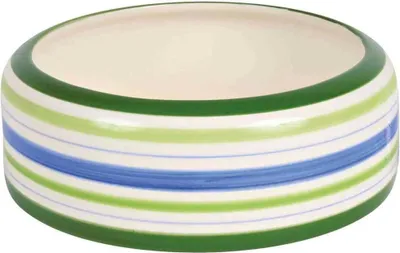 Produktbild von TRIXIE 60805, Hamster, Haustier-Fütterungsschale, Keramik, Blau, Grün, Weiß, Muster, 0,05 l