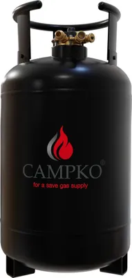 Obrázek produktu pro Plynová láhev CAMPKO o objemu 30 litrů s 80% multiventilem (DE)