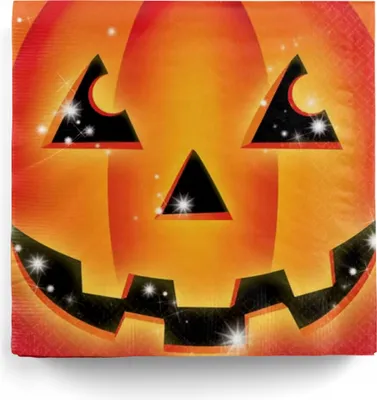 Produktbild von Halloween Kürbiskopf Servietten 16 St.