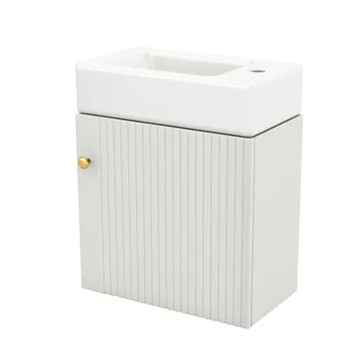 Produktbild von Waschtisch inkl. Waschbecken, Waschbeckenunterschrank, Unterschrank, Badmöbel, Badschrank, Waschplatz