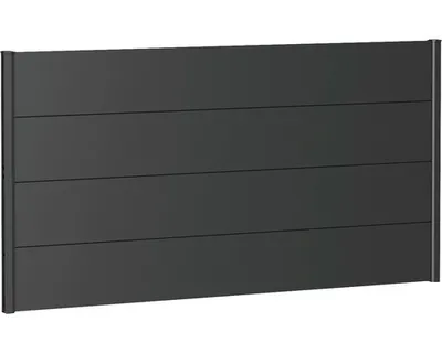 Obrázek produktu pro Kovový plot Biohort 180 x 90 cm žárově pozinkovaný tmavě šedý metalický