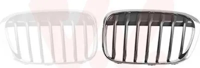 Immagine prodotto di VAN WEZEL 0684511 Griglia radiatore Griglia anteriore per BMW X1 (F48) Sinistra Cromo/Nero