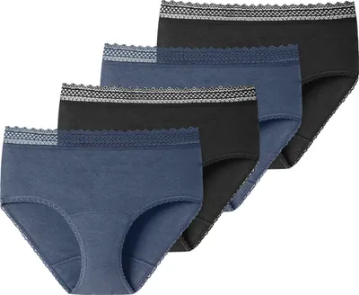 Produktbild von Schiesser 4er Pack Secret Care Perioden Panty Zuverlässiger Schutz bis zu 12 Stunden, Waschbar und wiederverwendbar, Hoher Komfort für absolute Bewegungsfreiheit
