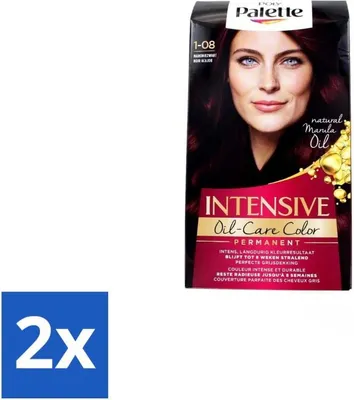 Obrázok produktu pre Poly Palette – farba na vlasy – 45505 mahagónovo čierna – 115 ml – výhodné balenie – 2 kusy