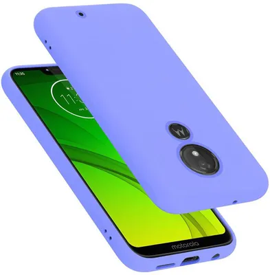 Produktbild von Cadorabo Schutzhülle für Motorola MOTO G7 Power Hülle in Lila Handyhülle Case Cover TPU Etui