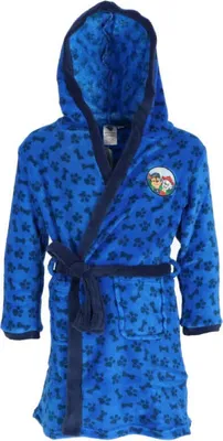 Produktbild von Paw Patrol Chase Marshall Jungen Fleece Bademantel mit Kapuze – Blau / 98/104