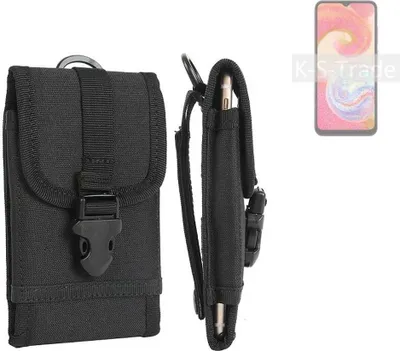 Produktbild von K-S-Trade Holster Handy Hülle kompatibel mit Samsung Galaxy A04e Holster Handytasche Gürtel Tasche Schutz Hülle Robust Outdoor schwarz