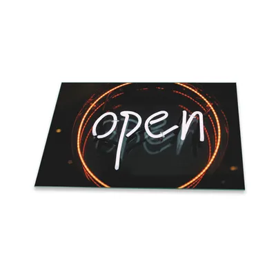 Produktbild von Herdabdeckplatte Glaskeramik 80x52 Mit Spruch Schwarz Abdeckung Glas Spritzschutz Deko