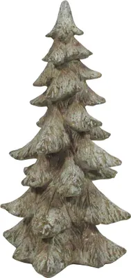 Image de Clayre & Eef Décoration de Noël Sapin de Noël 19x18x36 cm Marron Plastique