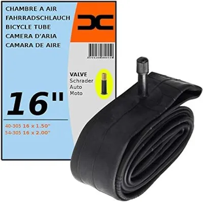 Productafbeelding van Fietsbinnenband 16 inch Schraderventiel Geschikt voor 1.50 tot 2.00 inch banden