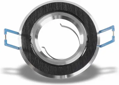 Produktbild von Deckeneinbaurahmen schwenkbar Schwarz 16302-9 Ø 68mm