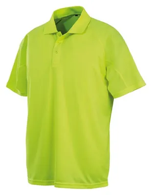 Produktbild von Spiro Impact Herren Performance Aircool Polo FK837 (S) (Neon Gelb)