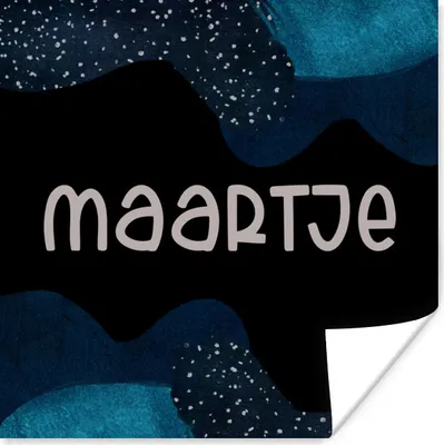 Produktbild von MuchoWow® Poster Maartje - Pastell - Mädchen 30x30 cm - Wandposter - Printing