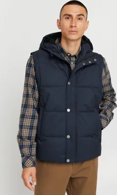 Produktbild von !Solid SDCollin Herren Weste Steppweste Outdoor Weste mit Kapuze und Steppungen Robuste Polyester-Qualität Regular Fit