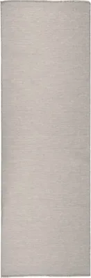 Produktbild von Outdoor-Teppich Flachgewebe 80x250 cm Hellgrau