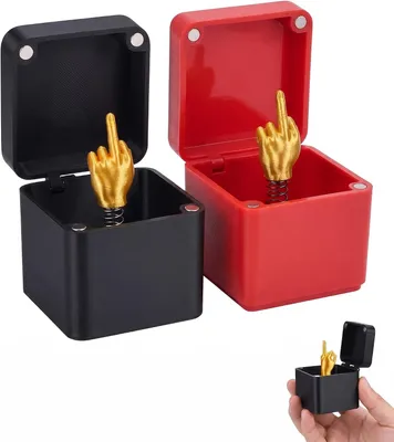 Productafbeelding van Verrassingsdozen voor bruidsvinger - Set van 2 - Grappig cadeau en humor voor verjaardag - Grap en grappig