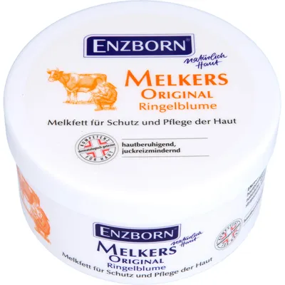 Produktbild von ENZBORN Melkers Original Melkfett für Schutz und Pflege der Haut mit Ringelblume, 250 ml Fettsalbe