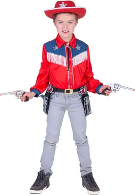 Produktbild von Wild West Cowboy Hemd mit Fransen für Kinder Größe: 116