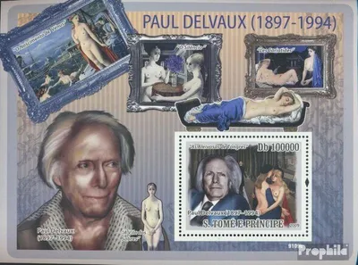 Produktbild von Briefmarken Sao Tome e Principe 2009 Mi Block671 (kompl.Ausg.) postfrisch Paul Delvaux