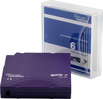 Produktbild von Overland-Tandberg 434137 Backup-Speichermedium Leeres Datenband 6 GB LTO