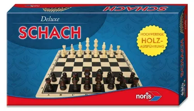 Produktbild von Noris Spiele Deluxe Holz - Schach; 606108014